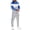 Blue Grey, variant on Sweatsuits for Men Set 2 piece Athletic Jogging Suits Zip up Track Suit Men's Color Block Set with Zip-up Hoodie