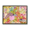 thumbnail image 2 of Stupell Industries Vivid Abstract Botanical Plants Botanical & Floral Painting White Framed Art Print Wall Art, 2 of 5