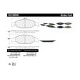 thumbnail image 2 of Centric Parts 102.08040 102 Series Semi Metallic Standard Brake Pad, 2 of 4