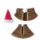 thumbnail image 3 of Mascota gorro navideño y traje de capa traje navideño de gato MFZFUKR CPB-US-XD1467-4, 3 of 5