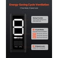 thumbnail image 3 of VEVOR Inline Duct Fan, 807 CFM 8 inch EC Motor Ventilation Fan with 3-Speed Circulation, 10-Speed PWM Controller, Timer-Controlled Operation, Cooling for Grow Tents, 3 of 9