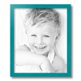 thumbnail image 2 of ArtToFrames 14x17 inch Distressed Aqua Picture Frame, Green Wood Poster Frame (4485), 2 of 8