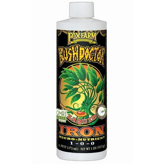 Foxfarm 5034115 1 Pint Bushdoctor Liquid Iron