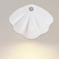 thumbnail image 1 of Lampara De Pared Sensor de cuerpo en forma de concha de luz Succión magnética LED Night White Likrtyny Para estrenar, 1 of 9
