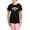 With Pink Camo Pant, variant on CafePress - Festive AF Women's Dark Pajamas - Women's Short Sleeve Print T-Shirt and Pants Dark Cotton Pajama Set