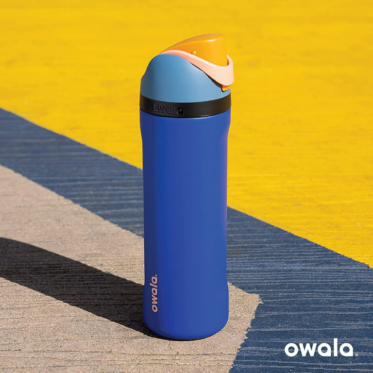  Owala Flip Insulated Stainless-Steel Water Bottle with Straw  and Locking Lid, 32-Ounce, Hint of Grape: Home & Kitchen
