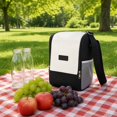 thumbnail image 4 of Insulated Lunch Bag | Lunch Bag with Shoulder Strap | Black Cooler Lunch Bag for Work School Daily Use, Gift for Adults Men Women, 4 of 6
