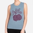 thumbnail image 2 of Knit Happens Women's Muscle Tank X-Large Stonewash Denim, 2 of 5