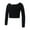 Black, variant on FAOWME Toddler Kids Girls Long Sleeve Tops Pullover Ballet Sweater Soft Warm Up Active Sweater Grey 5-6 Years