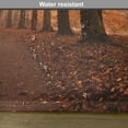 thumbnail image 6 of Ambesonne Forest Place Mats Set of 4, Fall Hiking Enchanted, Standard Size, Dark Orange Dark Brown, 6 of 6