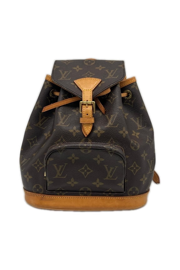 Pre-Owned LOUIS VUITTON Louis Vuitton Monogram Mini Montsouris M51137 Backpack Brown Beige...
