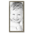 thumbnail image 2 of ArtToFrames 17" x 37" Silver Picture Frame, 17x37 inch Silver Wood Poster Frame (WOM-5023), 2 of 7