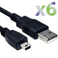 thumbnail image 1 of Exian Mini USB Cable 1M Black - 6/Pkg, 1 of 1