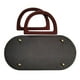 thumbnail image 1 of Juego de asas para bolso de ganchillo con base de cuero, tejido DIY con agujeros. Estilo 4, 1 of 9