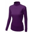 thumbnail image 2 of FashionOutfit Women's Double Long Sleeve Layer Turtleneck T-Shirt, 2 of 4