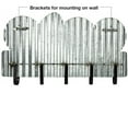 thumbnail image 4 of Excello Global Products Metal Sports Coat Rack with 5 Hooks: Vintage Sports Decorative Wall Mounted Design for Towels, Bags, Hats, Keys, Coats and Jackets - EGP-HD-0113, 4 of 4
