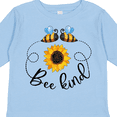thumbnail image 4 of Inktastic Bee Kind Bees and Sunflower Boys or Girls Long Sleeve Toddler T-Shirt, 4 of 5