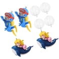 thumbnail image 1 of BESTYASH 4Ud Decorativas Flotantes De Para Acuario PVC Fácil Limpieza Multicolor, 1 of 8