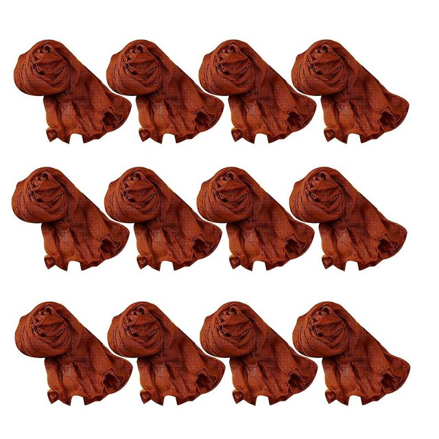 Servilletas de gasa Servilletas de cena arrugadas Servilletas de mesa Servilletas de tela decorativas (Claret, 1 Claret