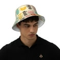 thumbnail image 6 of Kdxio Reflective Bucket Hat - Vintage Cup Print Bucket Hat for Men,Women, 6 of 9