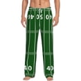 thumbnail image 2 of Lsque American Football Field1 Print Men's Pajama Pants, Lounge Pant - Comfortable Home Wear,Elastic Waistband, Stylish Design-X-Large, 2 of 9
