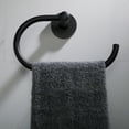 thumbnail image 7 of Kraus Bathroom Towel Ring, Matte Black, 7 of 7
