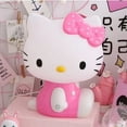 thumbnail image 1 of Lámpara Led de noche pequeña 3d de Hello Kitty, enchufe táctil, alimentación de bebé, hogar, dormitorio, protección ocular, luz de sueño de ensueño, decoración para habitación de cabecera, 1 of 4