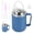 Blove, variant on Spill-Proof Cup for Elderly & Adult Sippy Cup - 15 oz Stainless Steel 3-in-1 Feeding Cup with Handles & Straws for Bedridden Seniors, Patients and Disabled Care