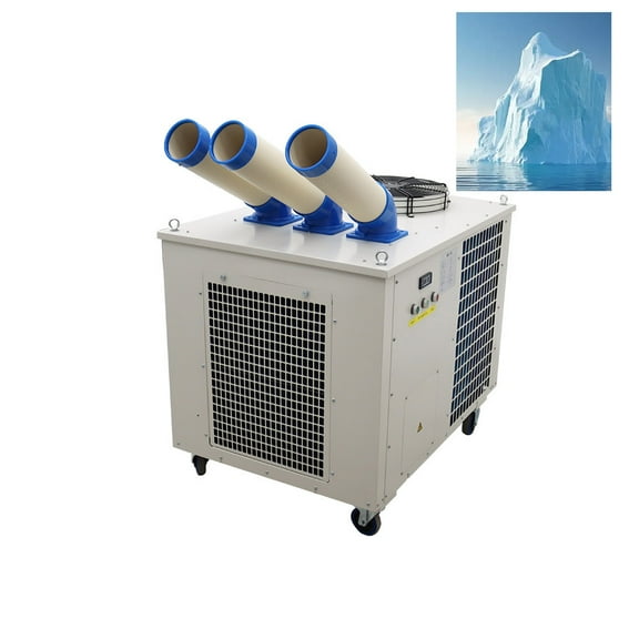 Air Conditioner Portable Mobile Spot Cooler Industrial Grade Commercial Indoor Outdoor Machine Three Tubes 220V 3150W