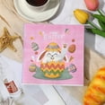 thumbnail image 6 of Easter Bunny Themed Paper Napkins, Holiday Party and Dinner Decoration Napkins, Food Grade Disposable Table Napkins, Festive Table Setting for Gatherings, Cute Bunny and Egg Print Design, 6 of 6