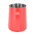 thumbnail image 1 of 480ML Coffee Milk Frother Jug 304 Stainless Steel Latte Cup with Scale Line Exquisite Frothing Pattern Point Mouth Design Large Capacity Milk Coffee Maker for Latte Art, 1 of 7