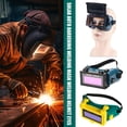 thumbnail image 3 of Auto Darkening Welding Goggles With Clear Inner Lenses Protect Eyes During Welding Solar Powered Glasses Suitable For Welders, 3 of 7