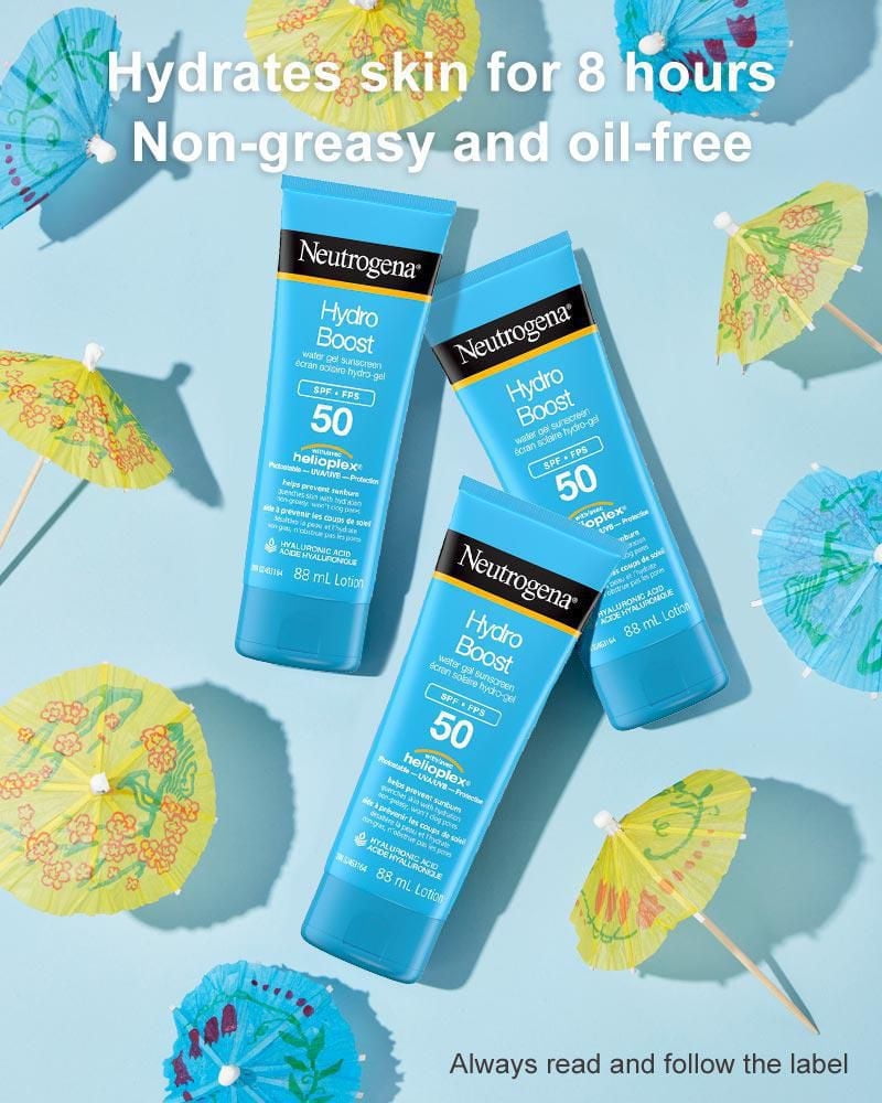 Neutrogena Hydro Boost Water Gel Face Sunscreen SPF 50 with Hyaluronic Acid