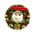 thumbnail image 1 of Artificial Christmas Wreath Realistic 40cm Decorative Garland Front Door Wreath, 1 of 9