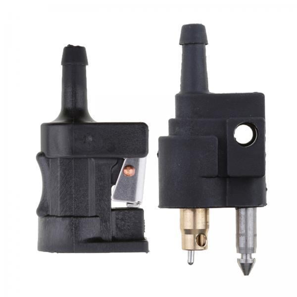 jinwen 2x 6mm Fuel Line Quick Connector for Marine Engine Boat Motor Fuel Hose Fitting
