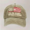 thumbnail image 7 of Mens Hats And Caps Classic Embroidered Anniversary Baseball Cap Adjustable Snapback Hat for Men and Women, 7 of 7