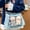 Light blue, variant on Vintage PU Ita Bag for Women, Clear Display Window, Zipper Closure, Large Capacity & Adjustable Strap, Shoulder Handheld Crossbody Bag (12.2" x 4.3" x 9.8", 0.90 lb)