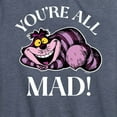 thumbnail image 3 of Alice In Wonderland - You're All Mad - Women's Short Sleeve Graphic T-Shirt, 3 of 5