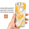 thumbnail image 6 of Kaleidio Case For Apple iPhone 8, iPhone 7 [TUFF Subs] Hybrid Slim Armor 2-Piece [Shockproof] Protector Cover w/ Overbrawn Prying Tool [Nuvolato Etrusco Yellow Marble Design], 6 of 6