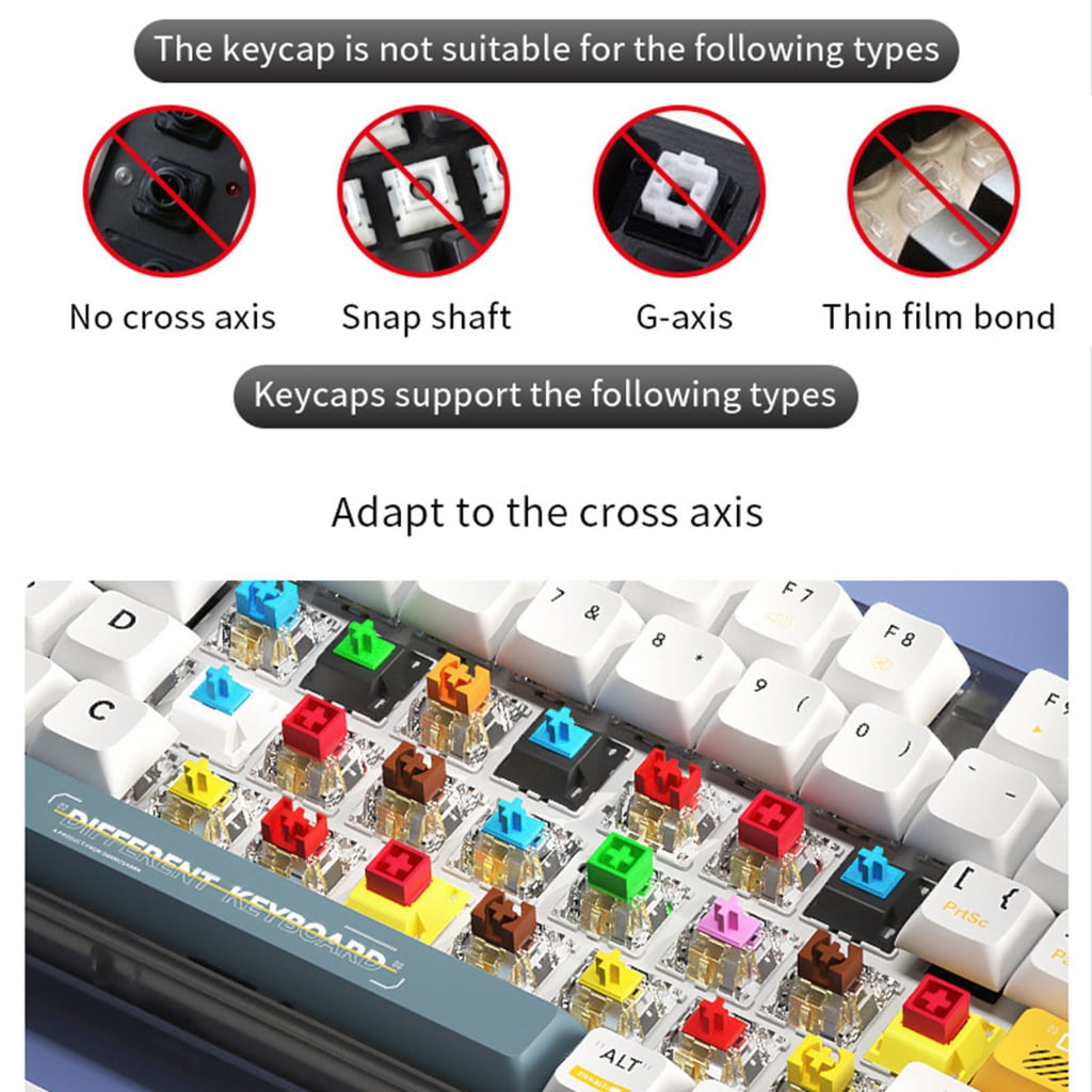 Apooke XDA Keycaps Thai Keycaps for MX Switches 64/68/75/87/98/104/108 Keyboard
