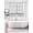 Gray, variant on Grey Stripe Window Curtains Panels with Silver Grommet, Modern Abstract Monochrome Geometric Kitchen Cafe Curtain Draperies Window Treatment Set for Living Room/Bedroom/Laundry Room/Bathroom, 104x84