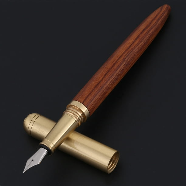 LYUMO 3Types High Grade Wooden Fountain Pen Wood Stationery Business