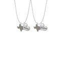 thumbnail image 2 of Delight Jewelry Stainless Steel Texas - Mother & Daughter Heart Necklaces (Set of 2), 19"+2", 2 of 4