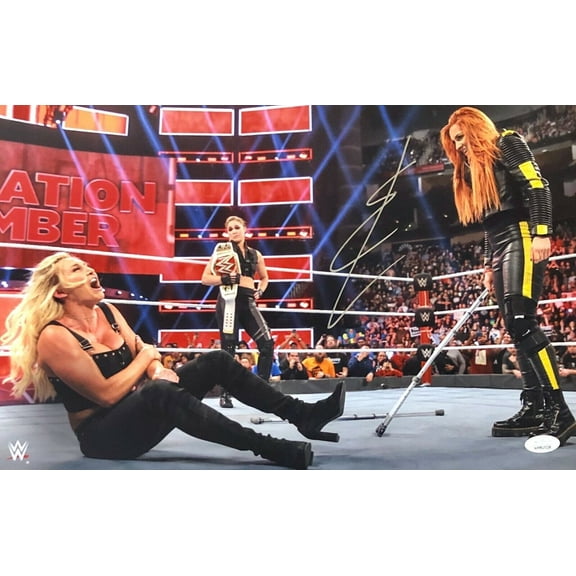 Becky Lynch "The Man" Signed Autographed 11x17 Photo JSA Authentic WWE 6