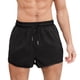 thumbnail image 1 of Traje de baño suelto anti-vergüenza de aguas termales para hombres nuevo traje de baño pantalones de playa dobles (negro), 1 of 5