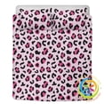 thumbnail image 3 of Juego de cama de leopardo rosa, 3 of 9
