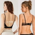 thumbnail image 7 of Women's Low Back Bra Sexy Push Up Comfort Seamless Lace Deep V Backless Bra, 7 of 7