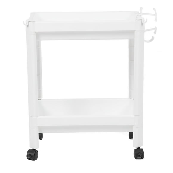 Organizador de estante de baño, estante de torre de baño, estante de plástico para baño, estante de baño independiente, diseño fácil de usar