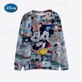 thumbnail image 3 of Sudadera con capucha Kawaii Y2K para mujer, sudadera con capucha Harajuku, sudadera con estampado de Disney Minnie y Mickey Mouse, sudadera con capucha, ropa para mujer, sudaderas, 3 of 5