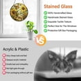 thumbnail image 4 of Sunflower Decor Suncatcher Stained Glass Window Hanging - Butterfly Stained Glass Suncatchers for Windows - Sun Catchers Indoor Window with Chain and Hook - Sunflower Gifts for Women Mom Teacher Gift, 4 of 5